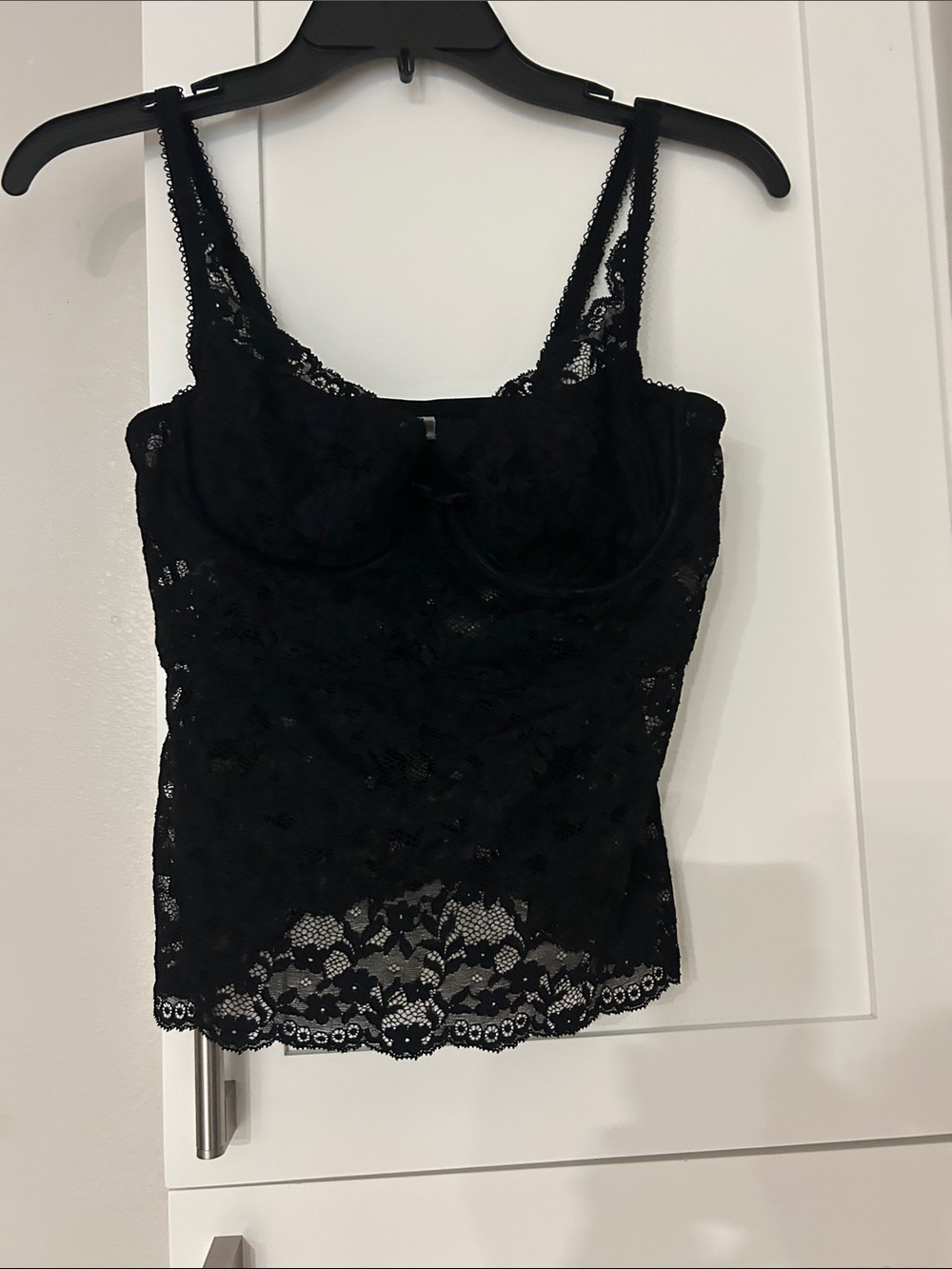 GAP Black Lace Bustier Top
